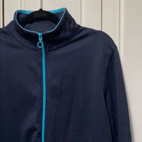 Silverwear New York Navy zippered sweater Large - Picture 5 of 11
